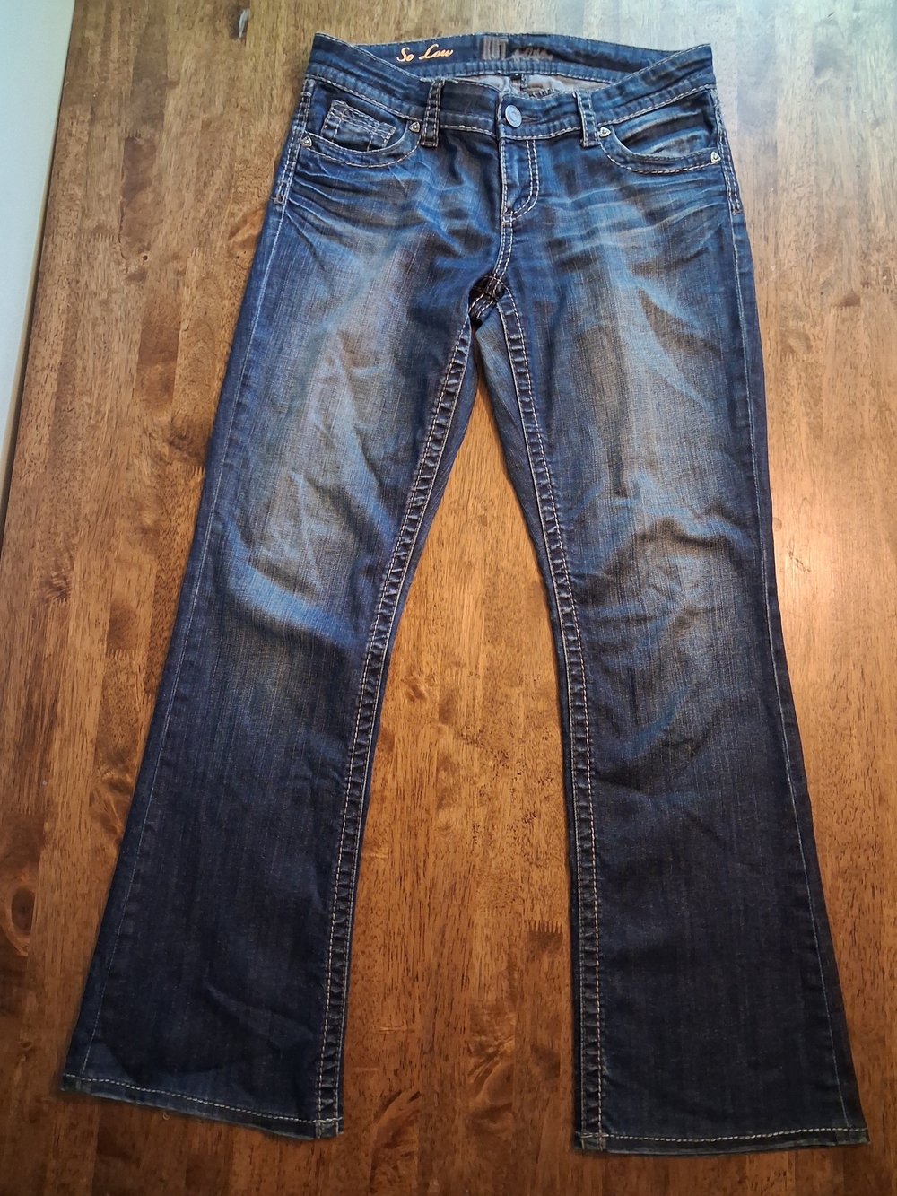Kut From The Kloth So Low Medium Wash Boot Cut Jeans 6